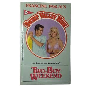 Sweet Valley High 1ST Edition First Print Book #54 Two-Boy Weekend Vintage 1980s
